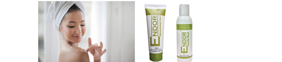 ENDOR Gentle Wash and Moisturising cream for sensitive skin